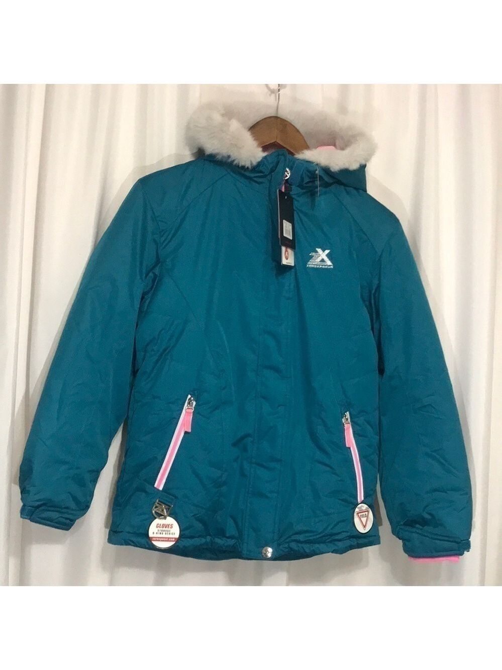 Zeroxposur Girls Snowboard Blue Winter Coat Sz 14/16